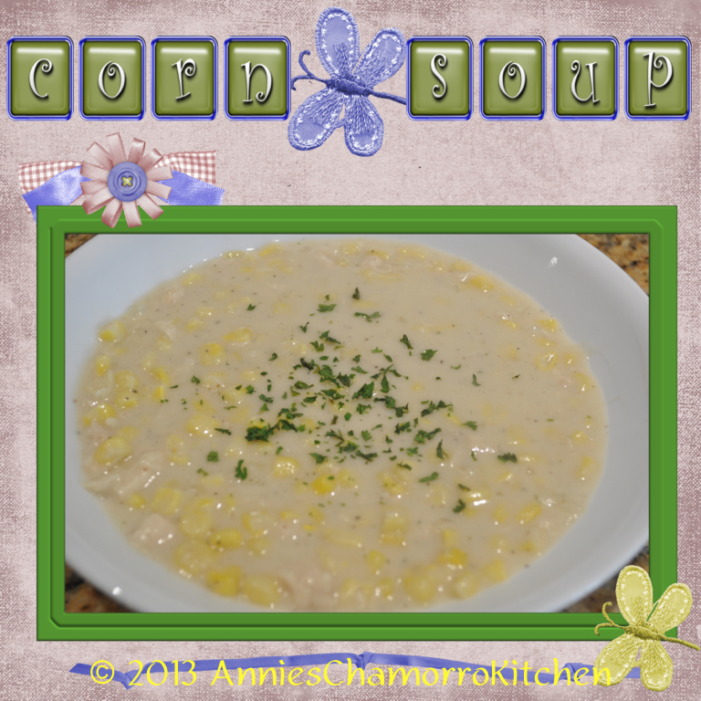 Corn Soup Tutorial - 01